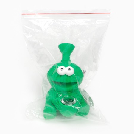 Bong smoking "Green Condeem", 11.5 x 7.5 x 7.5 cm-9