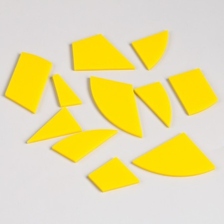 Metal puzzle "For the coolest guys", with tangram-3