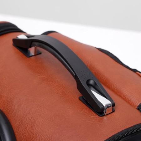 Backpack for carrying animals "Eleans", with a viewing window, 32 x 18 x 37 cm, brown-6