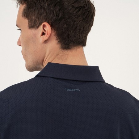 T -shirt Polo Male Sports, size S (46), blue color-2