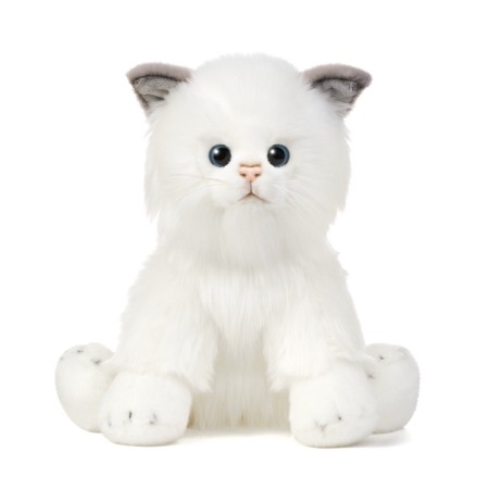 Soft toy "Cat Turkish Angora", 25 cm mt-ts112301-25