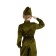 Military costume, gymnast, cap, belt, river 32, height 128 cm