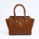 Bag Women's Tout with zipper, brown color
