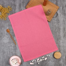 Dilan towel, pink color, 40x62 cm, 100% cotton, waffle 170 g/m2