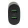 EXPLOYD EX-Z-1436, 2 USB, 2.4 A, MicroUSB cable, black