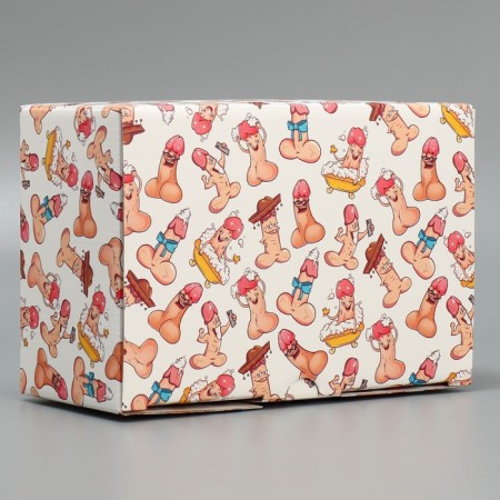 Box Gift team, packaging, "Funny gentlemen", 22 x 15 x 10 cm-2