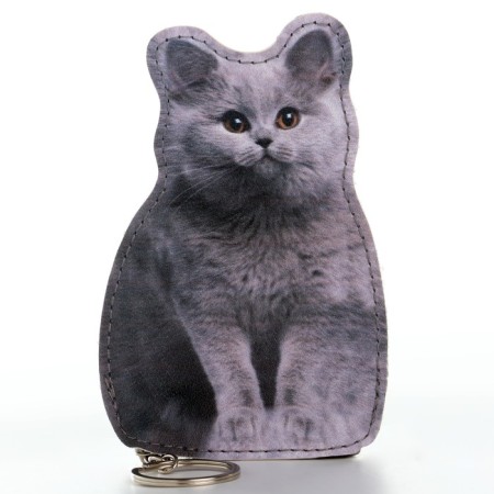 Purse children's "Fluffy cat", 8*11 cm-1