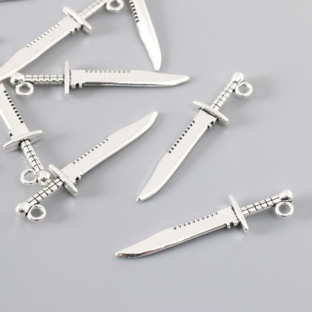 Decor for creativity Metal "King Arthur's Sword" Silver G155B484 4.3x1 cm