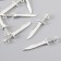 Decor for creativity Metal "King Arthur's Sword" Silver G155B484 4.3x1 cm