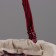 Wicker basket "twisted", 18 × 10/26 cm, willow, fabric