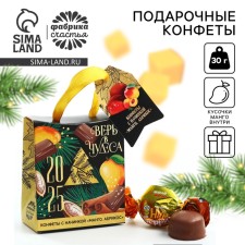 Подарочные конфеты «Верь в чудеса», с кусочками манго, 30 г.