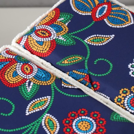 Casket for needlework "Flower mosaic" 19x26x14.5 cm-1