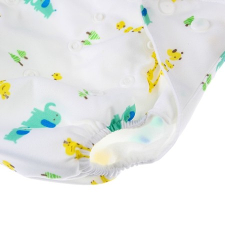 Reusable diaper with the giraffe liner-6