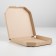 Pizza box, brown, 25.5 x 25.5 x 3 cm