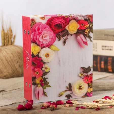 Photo album in 100 photos 10x15 cm "inflorescence" mix