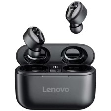 Наушники беспроводные Lenovo HT18, TWS, вакуумные, микрофон, BT 5.0, 40/1000 мАч, черные