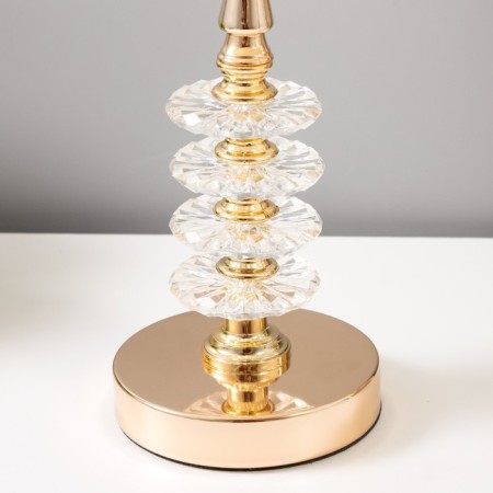 Board lamp "Michelle" E27 40W gold 22x22x40 cm Risalux-4
