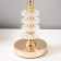 Board lamp "Michelle" E27 40W gold 22x22x40 cm Risalux