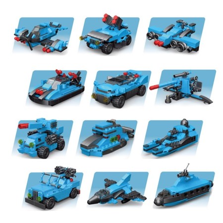 Block designer "Combat Helicopter", 727 parts-1
