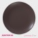 Board Ceramic dining shade "pastel", d = 27 cm, brown color