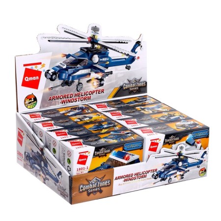 Constructor Police "Police Transport", 8 types, mix-18