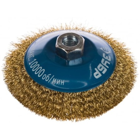 Brush for Ushm Zubble 35267-125_z02, "plate", twisted, brass, steel, 0.3 mm-2