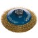 Brush for Ushm Zubble 35267-125_z02, "plate", twisted, brass, steel, 0.3 mm