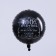 Foal balloon 18 "Happy Birthday", circle