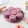 Baking form "Flower", 23 × 23 × 4.5 cm, lilac color