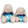 Soft toy "Bunny mi in a dress with stars", 18 cm