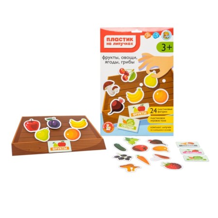 Velcro plastic "Fruits, vegetables, berries, mushrooms"-1
