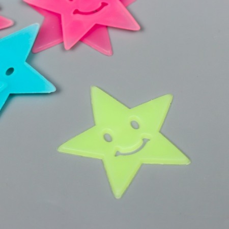 Sticker phosphorus plastic "Smails" set "set 20 pcs 20x13 cm-2