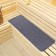 A sunbed for a bath "with a light steam", felt, gray, 150x50cm