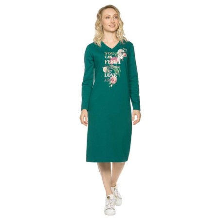 Women's dress, size s, emerald color