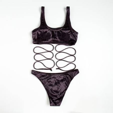 Separate Minaku swimsuit, purple color, size 48-9