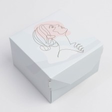 Gift folding box, packaging, Girl, 12 x 8 x 12 cm