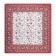 Women's scarf, burgundy color, size 72*72