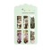A set of magnetic bookmark for books Calligrata 6 pieces, "kittens", mix