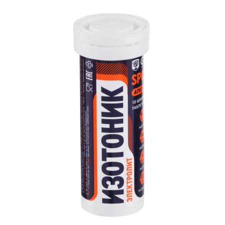 Set 6 in 1 "electrolyte Redjar" with an orange flavor, sparkling tablets weighing 3.8 g-3