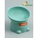 Plastic bowl on a stand, 13 x 13 x 10 cm, turquoise