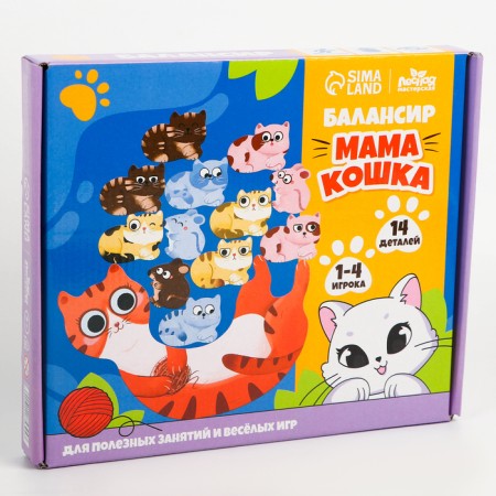 Балансир «Мама кошка» 12 × 19 × 2 см-6