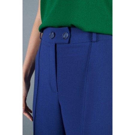 Women's pants with a section of Eliseeva Olesya, size 42, blue color-4
