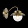 Wall lamp EVOLUCE. Sle110101-01. Garonni. 1x40 W, E14, 20x18 cm, antique bronze color