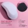 Massage comb, 7.5 × 12.5 cm, white color