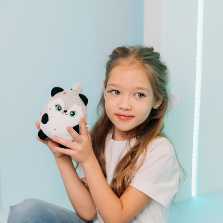 Подарочный набор для девочки с мягкой игрушкой «Енот»-6