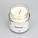 Aromatic candle made of soy wax in a bank, 150 g, orange and black pepper