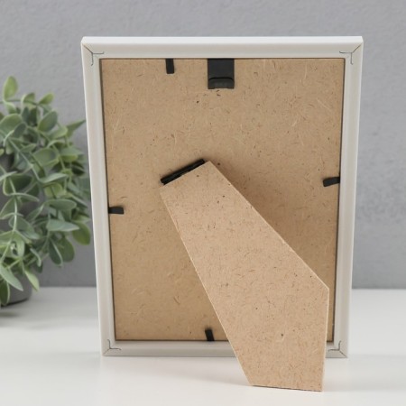 Photo frame Plastic "Mira" 13x18 cm, 636461-5, white with gold (plastic screen)-3