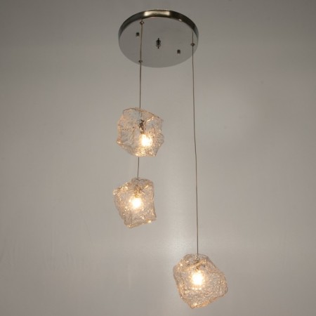 Lamp Bayerlux 1956/3cr G4 20W chrome 30x30x15-135 cm-1