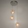 Lamp Bayerlux 1956/3cr G4 20W chrome 30x30x15-135 cm