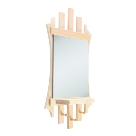 Mirror "Carved Laralger" with a shelf 3 hook, 75 × 40 cm-7